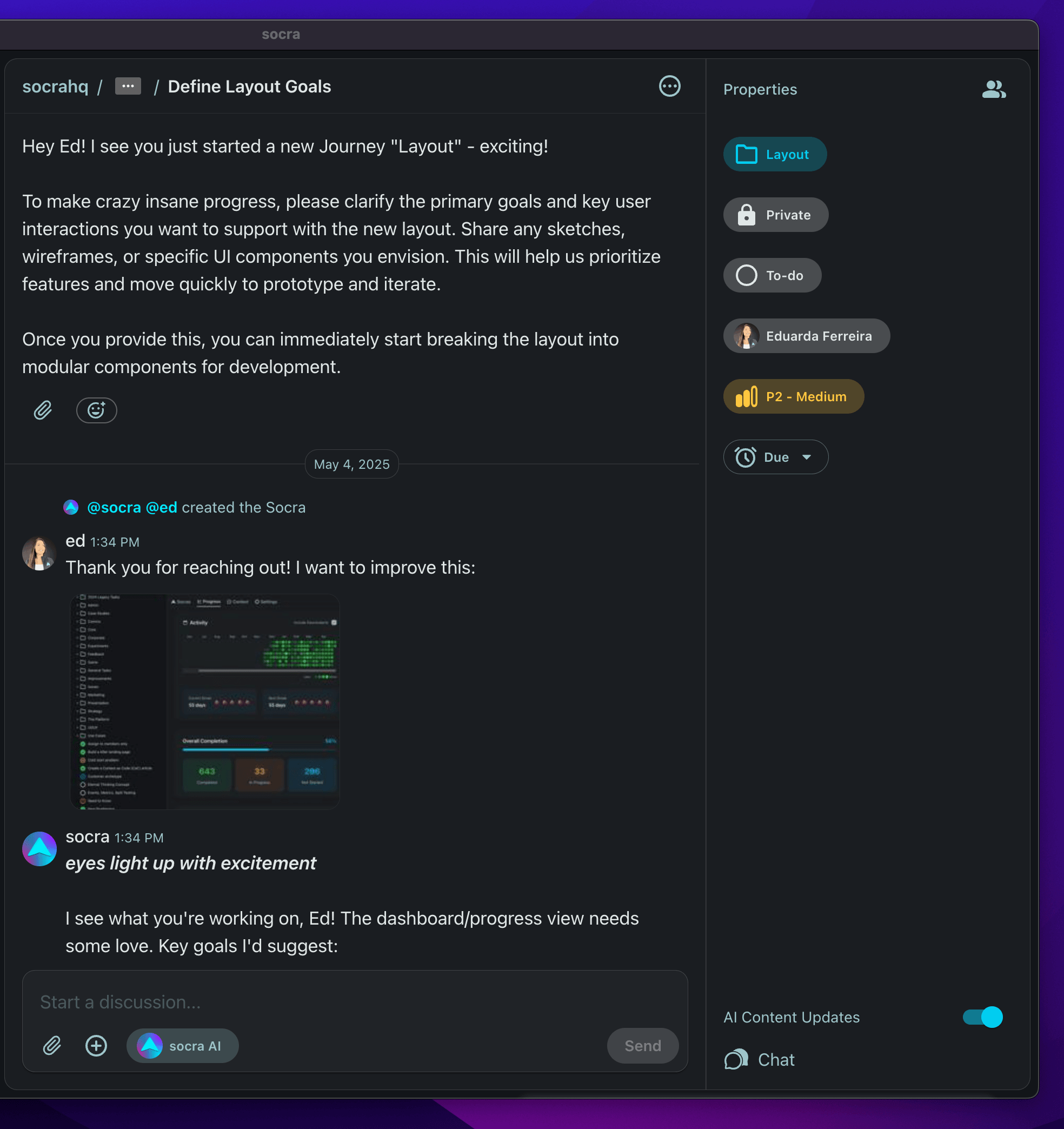 AI that thinks, not just responds